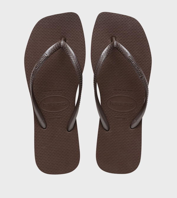 Slim Square Toe Flip-Flops