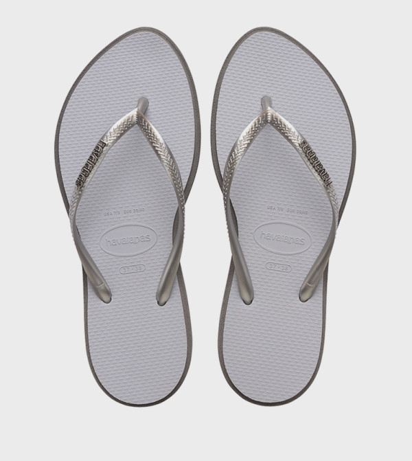 Slim Point Logo Detail Flip-Flops