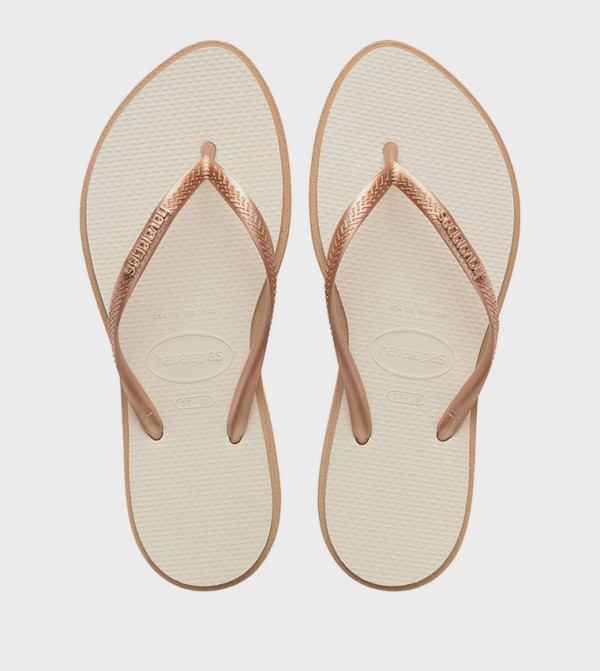 Slim Point Logo Detail Flip-Flops