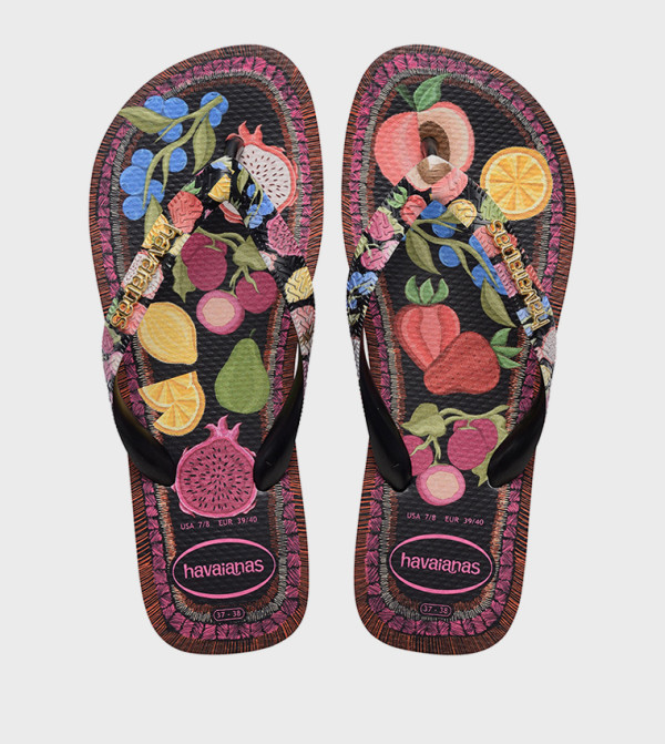 Top Tropicalia Vibes Ii Printed Flip-Flops