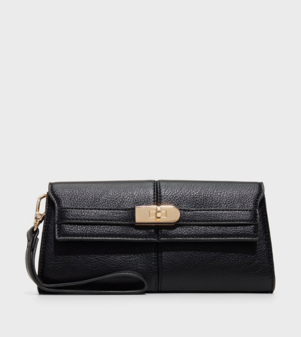 RAVINA Textured Flap Wallet