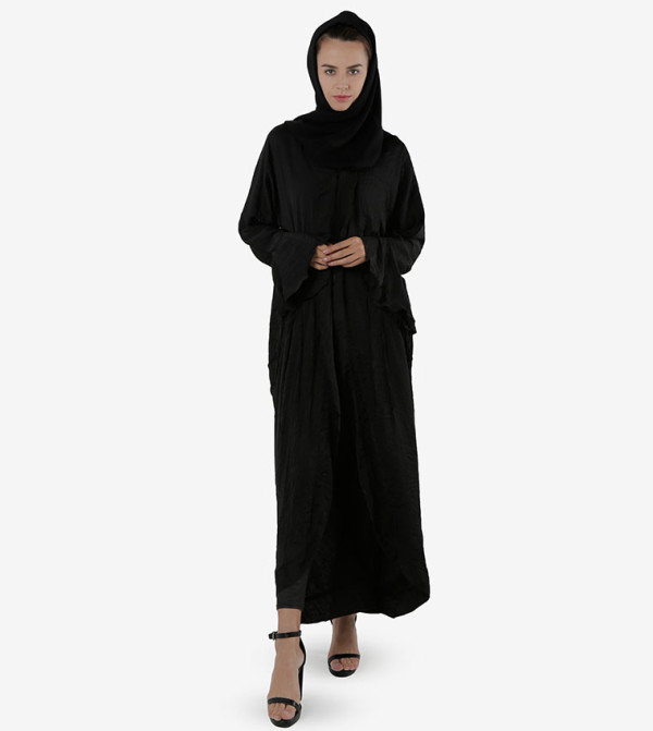 Open Front Long Sleeves Abaya