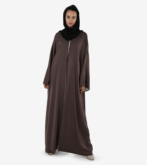 Open Front Long Sleeves Abaya