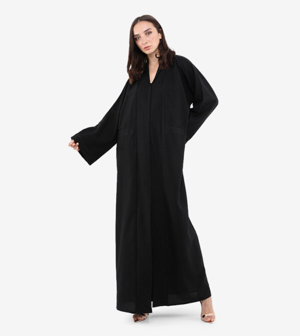 Solid Long Sleeve Abaya