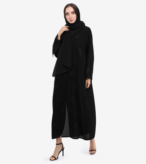 Embellished Long Sleeve Abaya