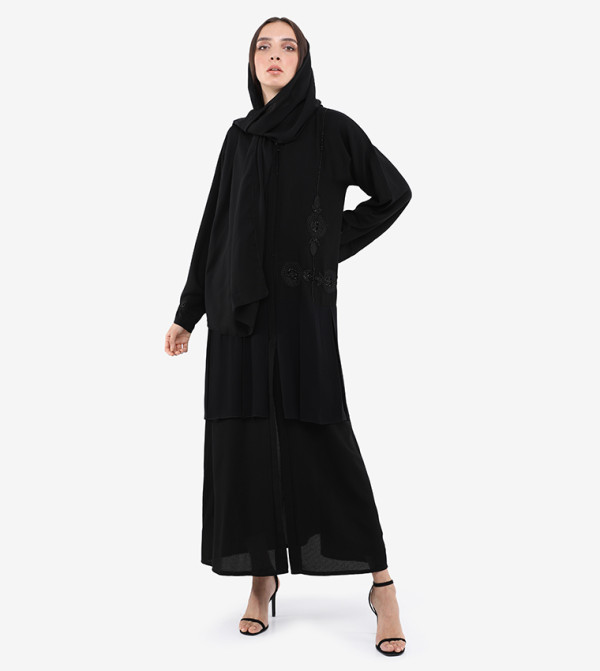 Embellished Long Sleeve Abaya
