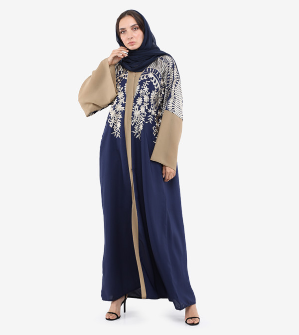 Embroidered Long Sleeves Abaya