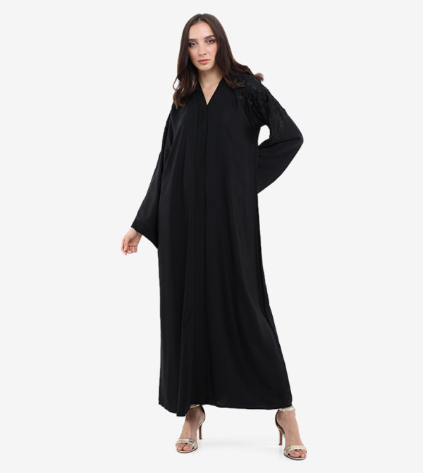 Abaya-Black/Embroidary