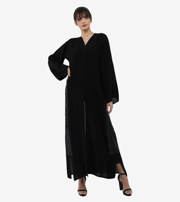 Abaya-Black/Handwork