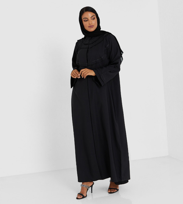 Embellished Long Sleeve Abaya