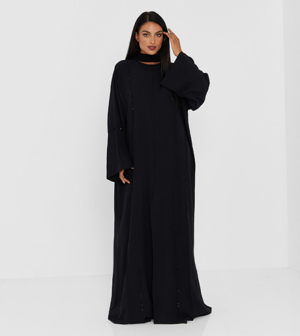 Embellished Long Sleeves Abaya