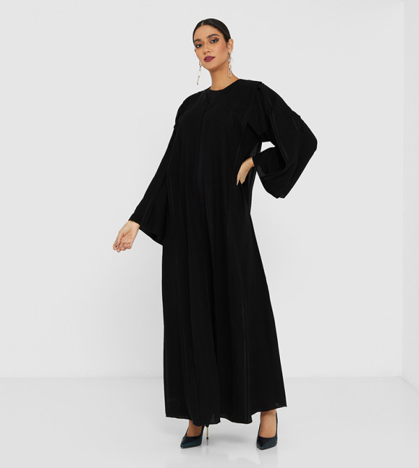 Long Sleeves Abaya-Black