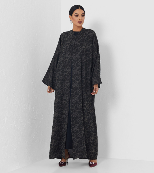 Long Sleeves Abaya-Multi