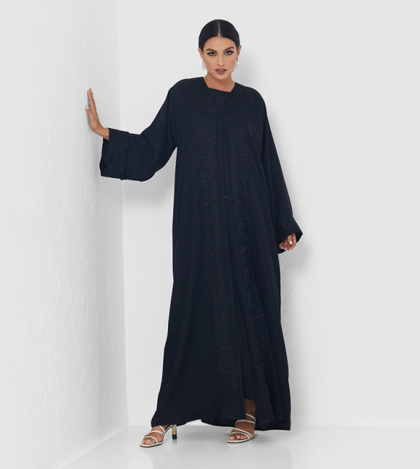 Embroidered Long Sleeves Abaya 