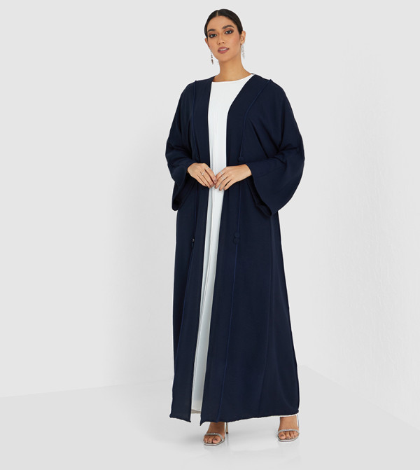 Solid Long Sleeve Abaya