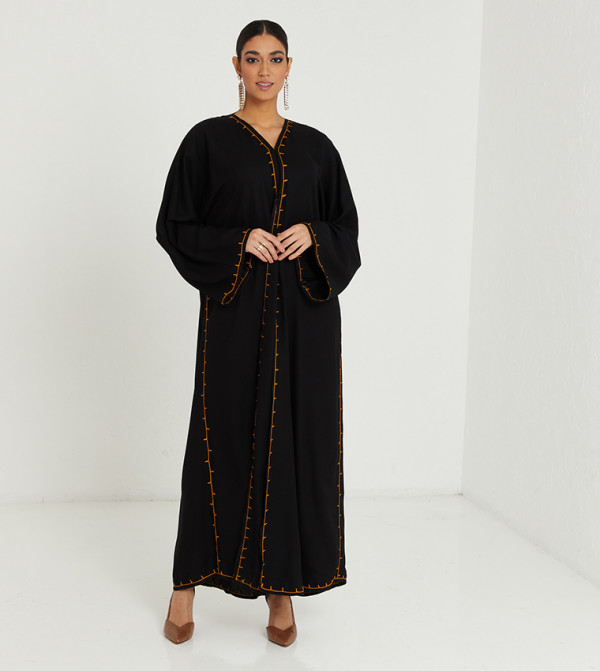 Embellished Long Sleeve Abaya