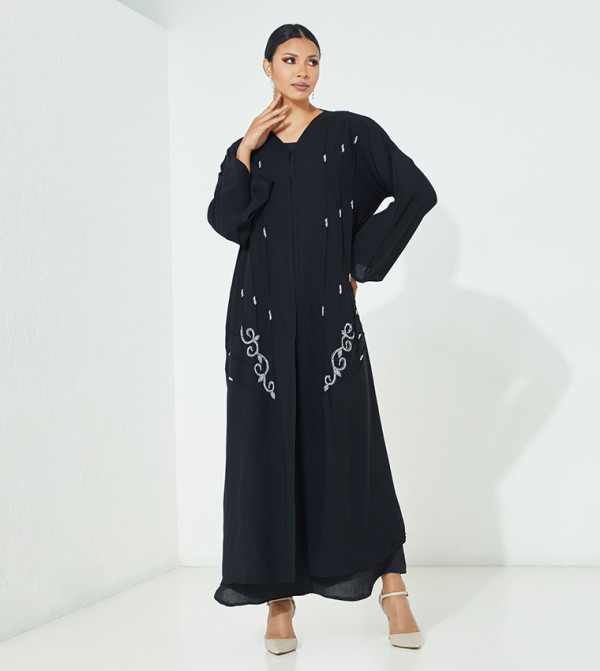 Hand Embroidered Occasional Abaya