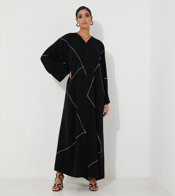 Embroidered Casual Abaya