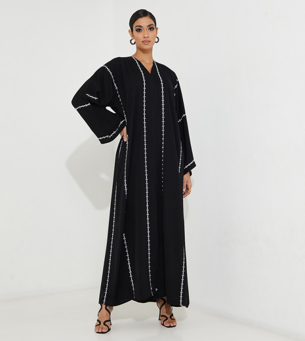 Embroidered Casual Abaya