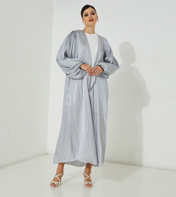 Shimmered Lantern Sleeve Abaya