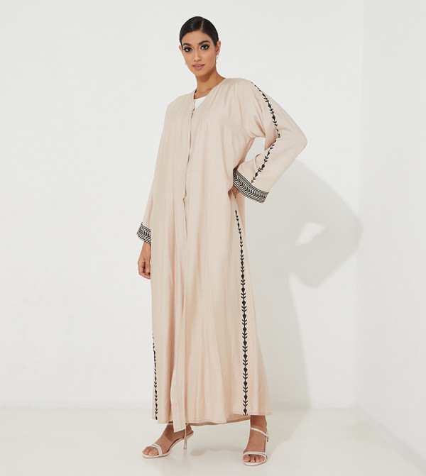 Embroidered Casual Abaya