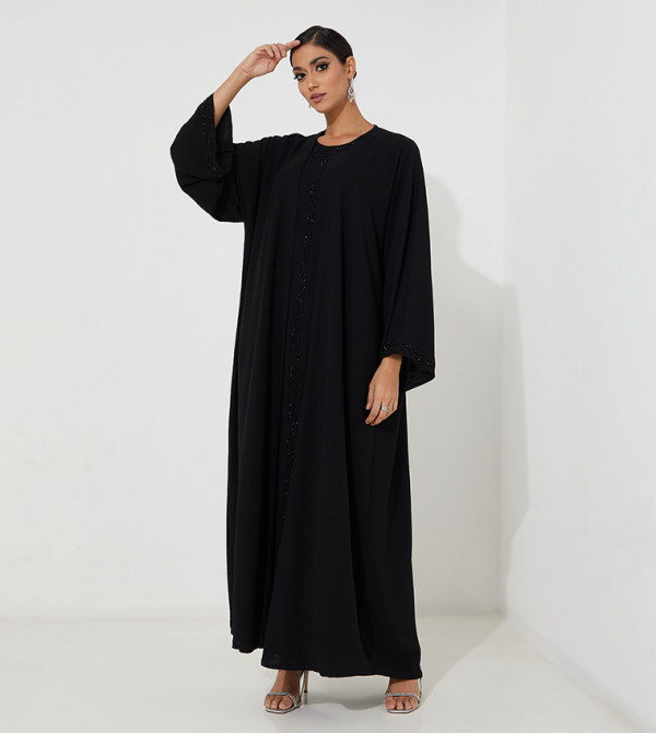 Hand Embroidered Abaya with Inner Dress