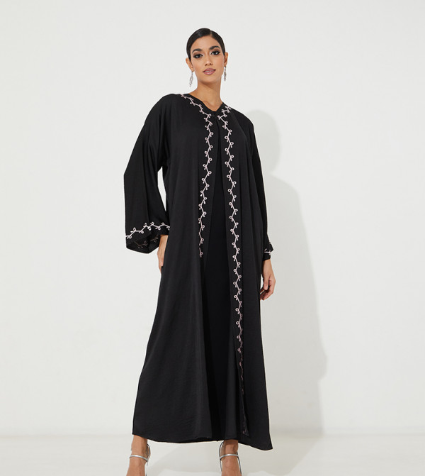 Embroidered Casual Abaya