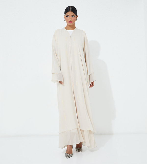 Embroidered Long Sleeves Casual Abaya