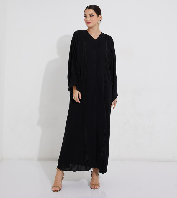 Long Sleeves Hand Work Abaya