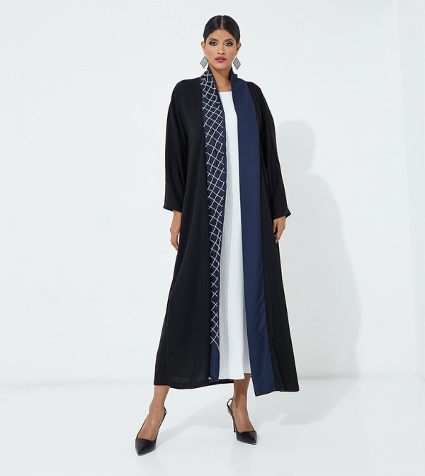 Long Sleeves Hand Work Detailed Abaya