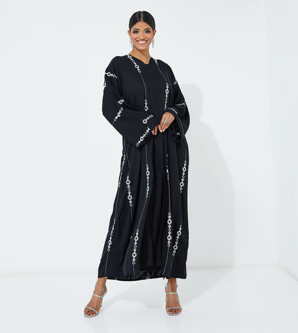 Embroidered Long Sleeves Abaya