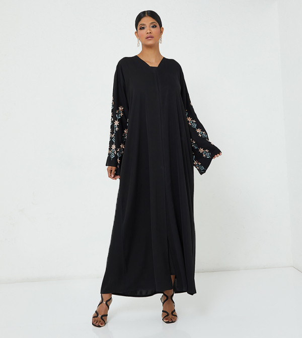 Embroidered Long Sleeves Abaya