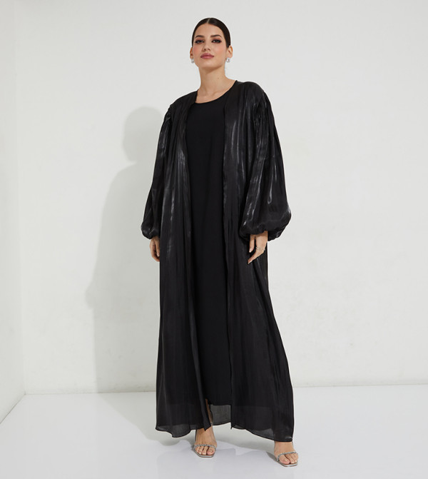 Balloon Sleeves Casual Abaya