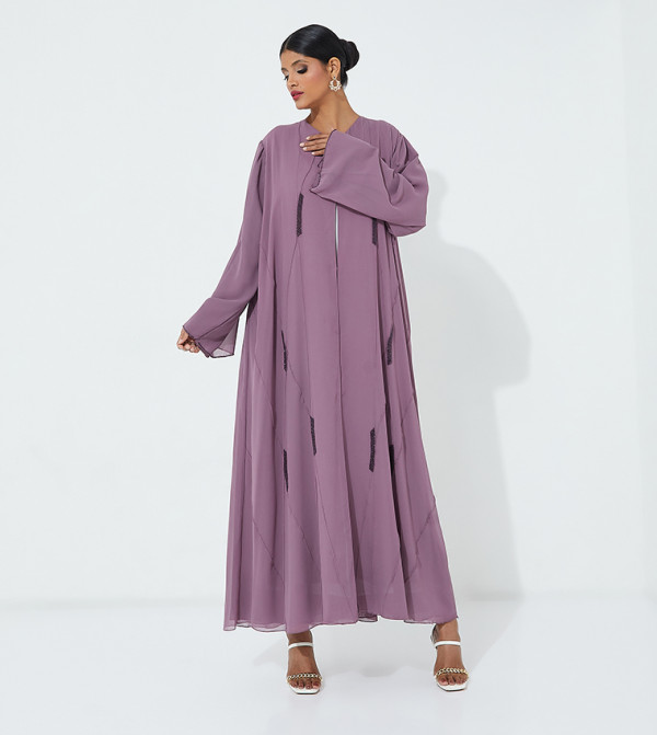 3 Layers Long Sleeves Casual Abaya
