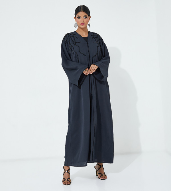 Hand Work Long Sleeves Casual Abaya