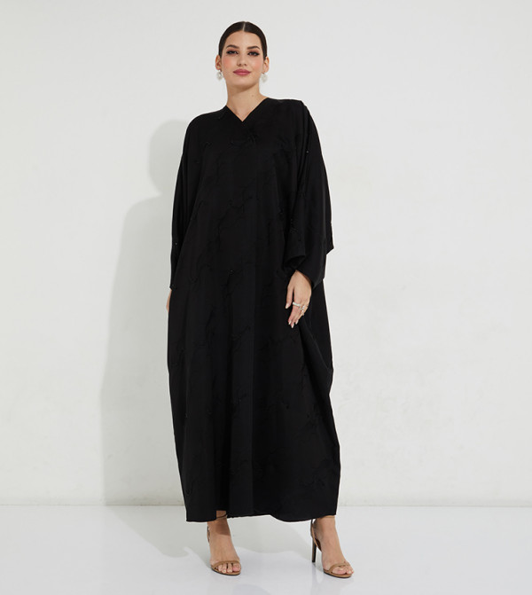 Long Sleeves Hand Work Abaya