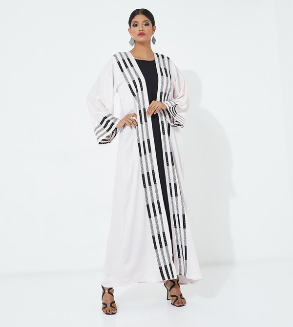 Embroidered Long Sleeves Abaya