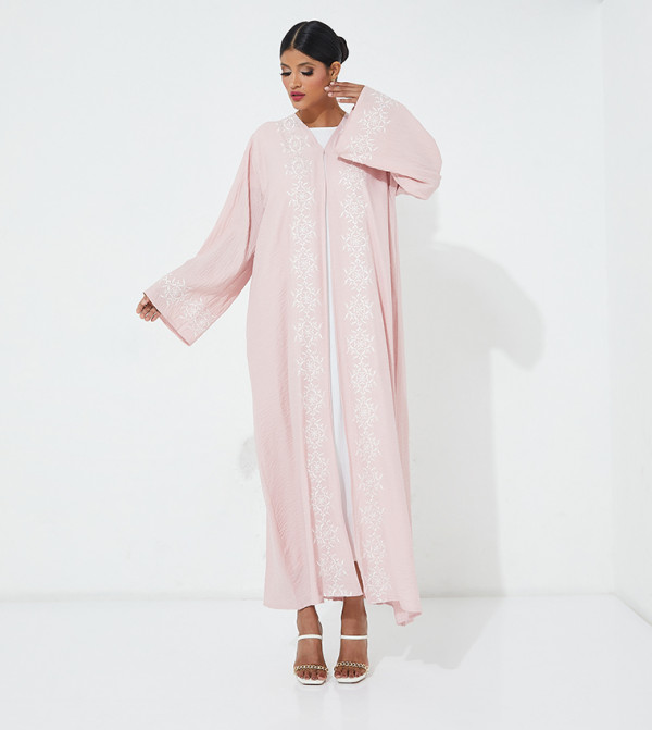 Embroidered Long Sleeves Abaya