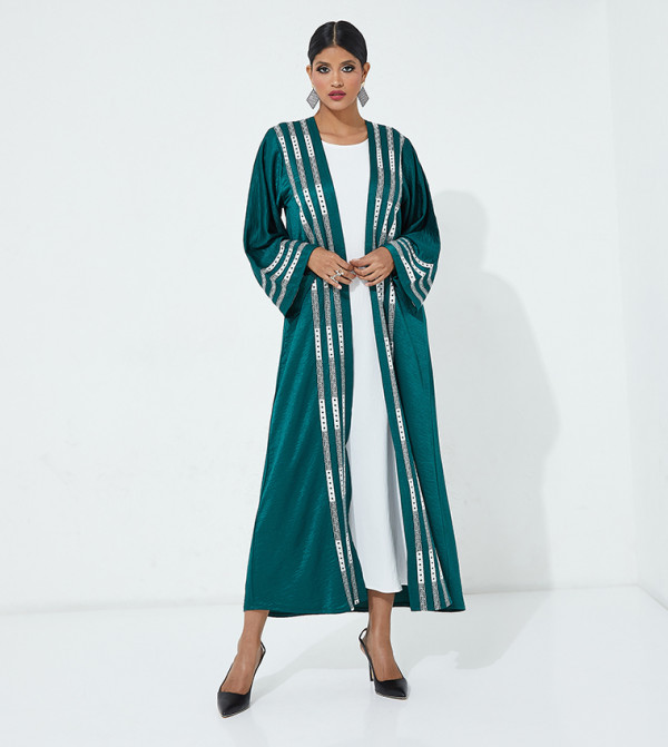Embroidered Long Sleeves Abaya