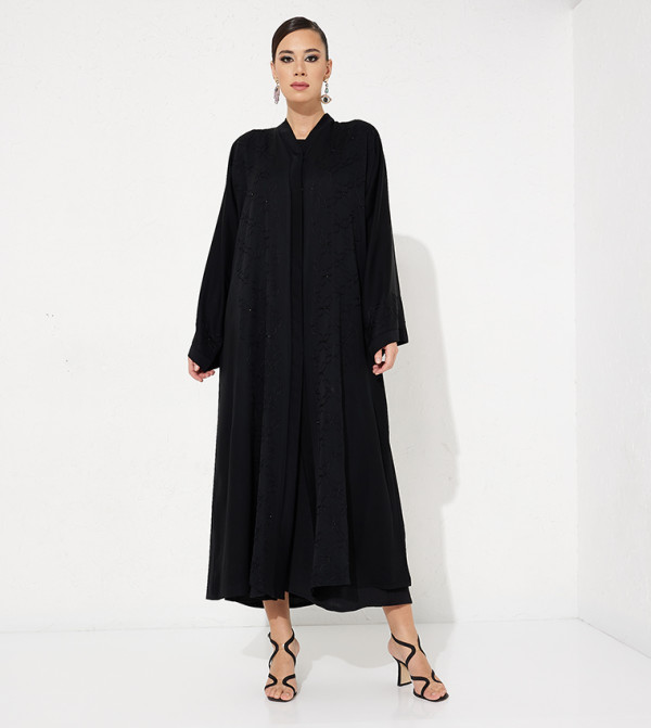 Embroidered Long Sleeves Abaya
