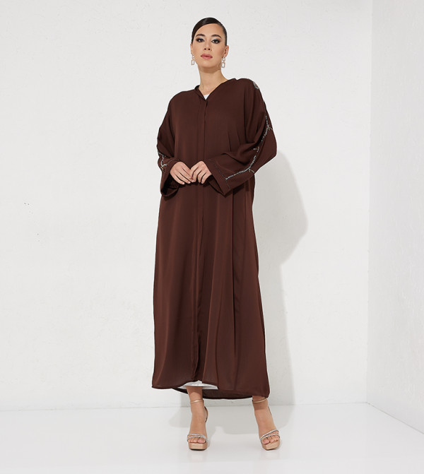 Embellished Long Sleeves Abaya