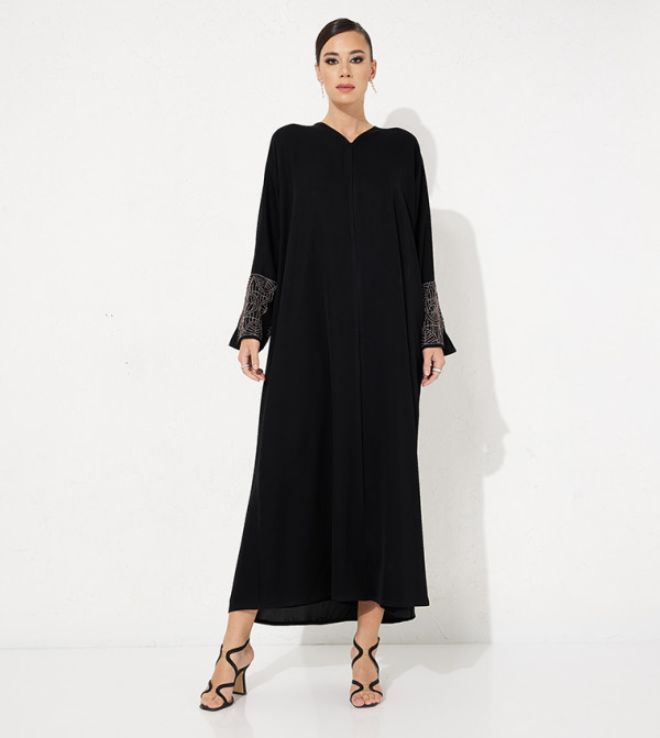 Embellished Long Sleeves Abaya