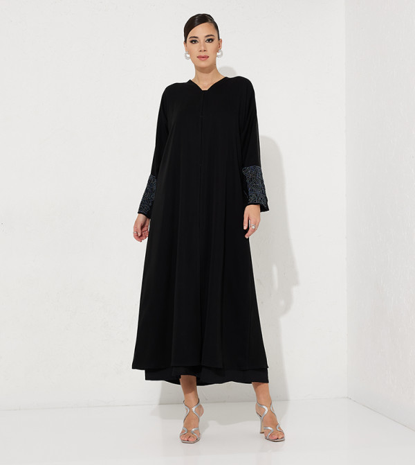 Embellished Long Sleeves Abaya