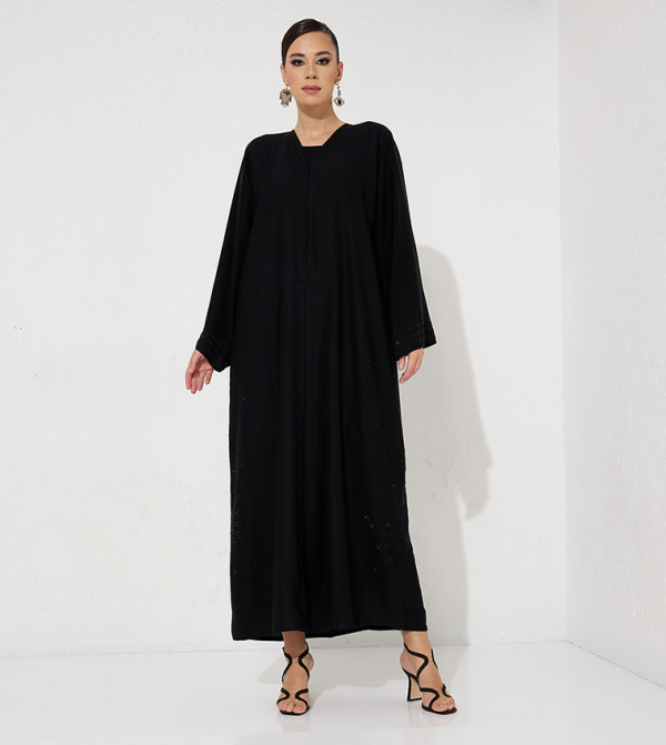 Embellished Long Sleeves Abaya