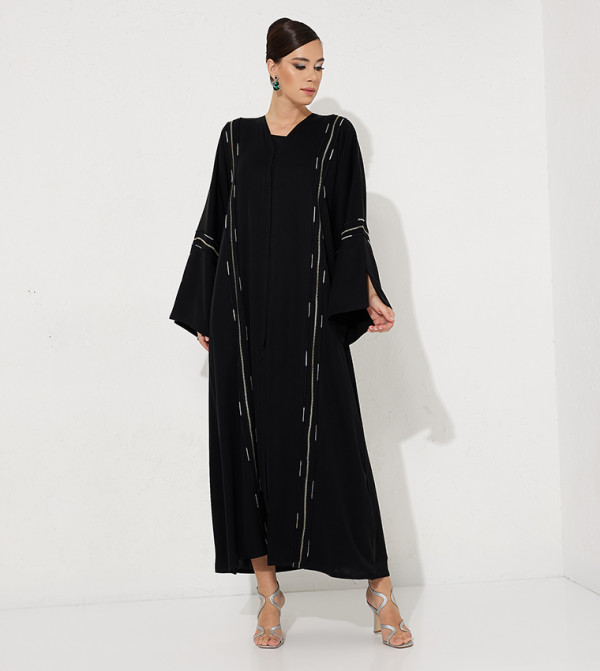 Embroidered Long Sleeves Abaya