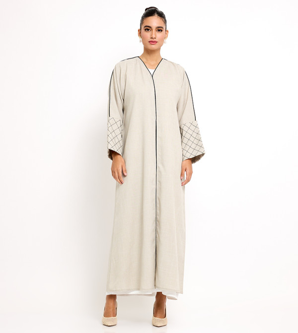 Embroidered Long Sleeves Abaya