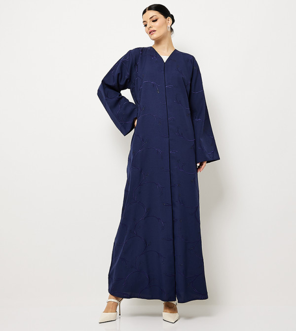 Embroidered Long Sleeves Abaya