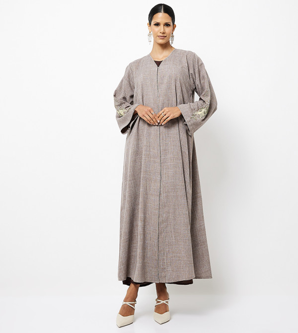 Embellished Long Sleeves Abaya