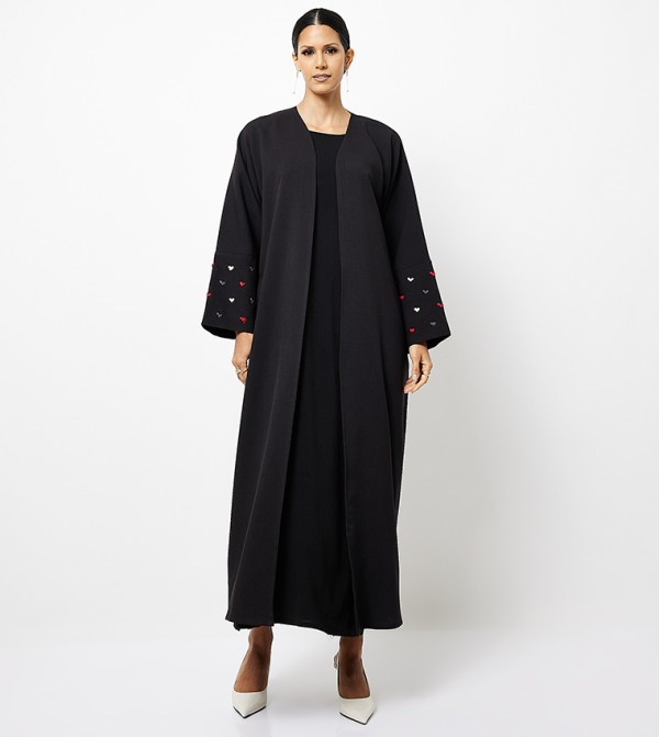 Embellished Long Sleeves Abaya