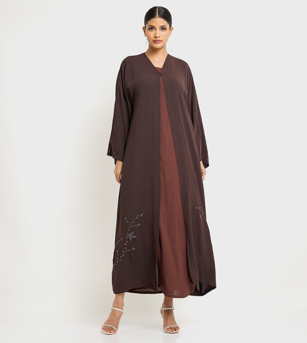 Hand Embroidered Long Sleeves Abaya